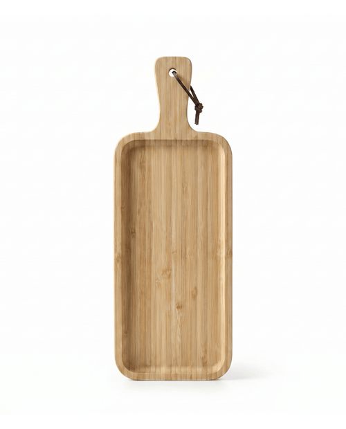Tabla de Bambú para Aperitivos y Quesos 36 x 12 x 1.5 cm