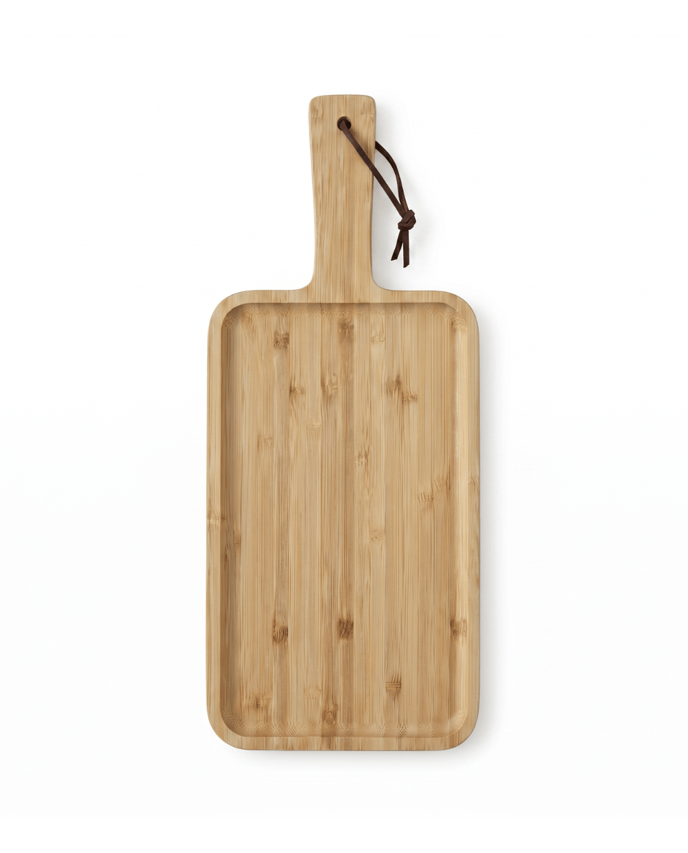 Tabla de Bambú para Quesos y Charcutería 40 x 16 x 1.5 cm