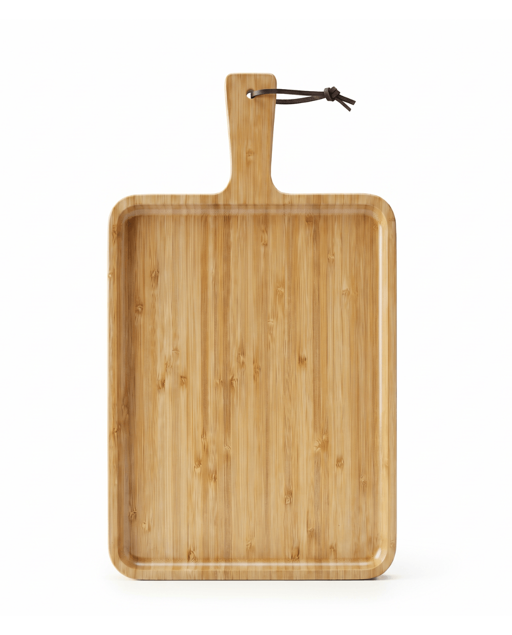 Tabla de Bambú para Quesos, Aperitivos y Charcutería 40 x 24 x 1.5 cm