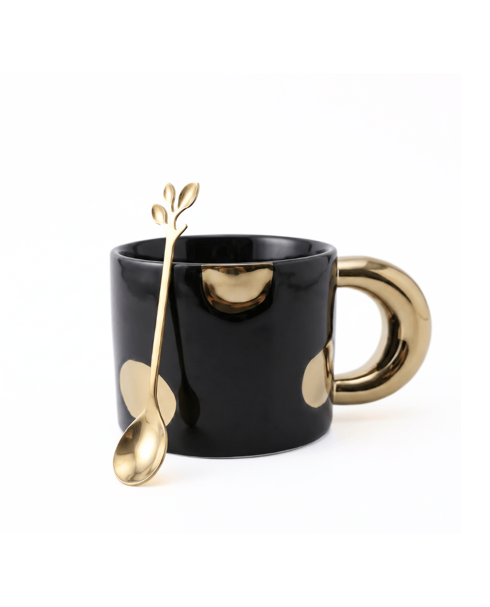 Mugs Silicia Black Gold