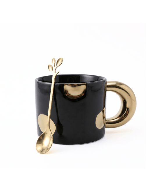 Mugs Silicia Black Gold