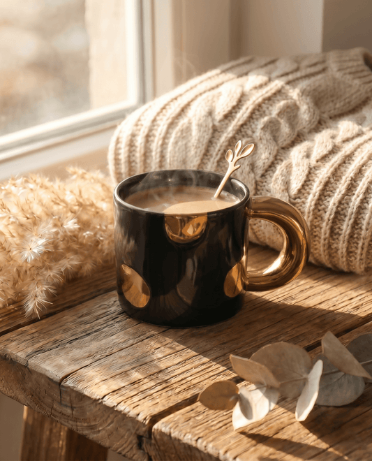 Mugs Silicia Black Gold