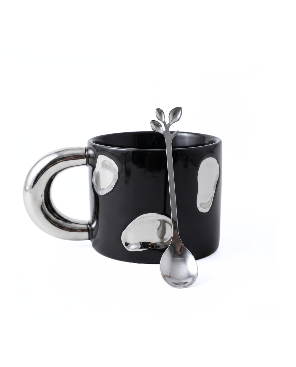 Mug Verona Silver Black