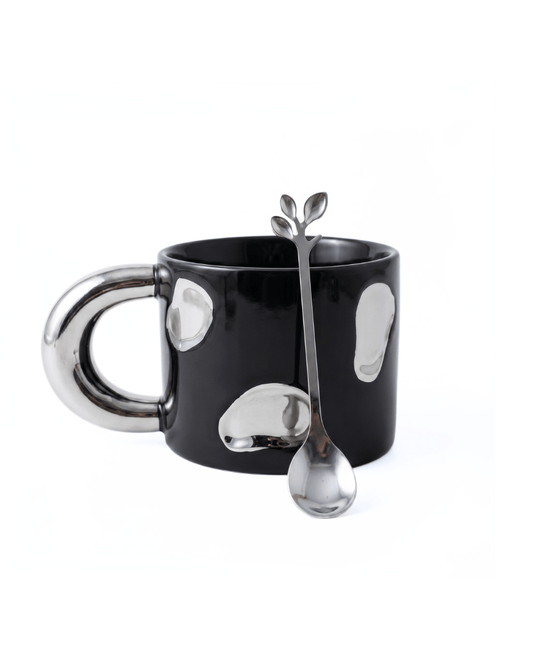Mug Verona Silver Black