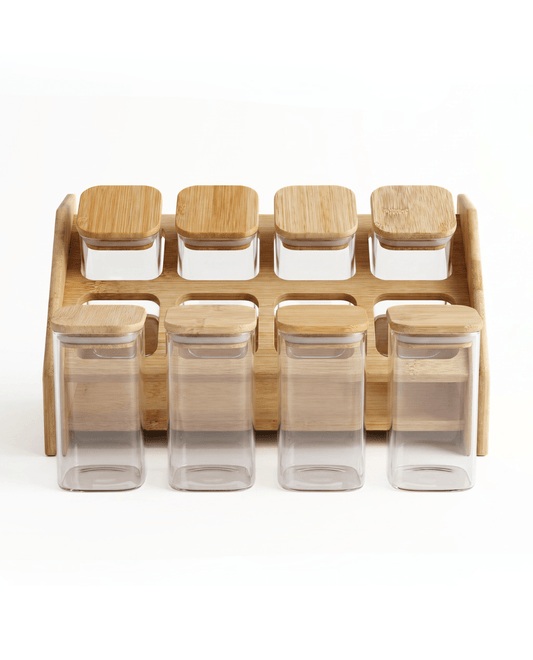 Set x8 Contenedores Cuadrados para Especias