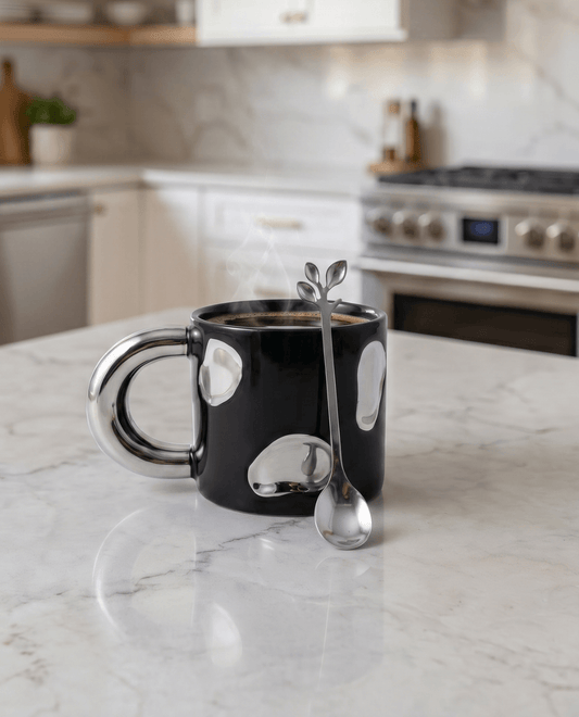 Mug Verona Silver Black