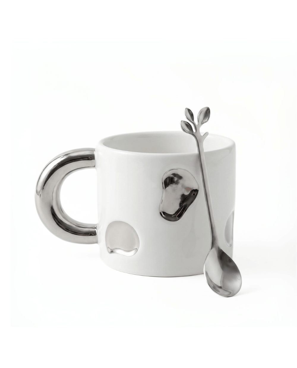 Mug Verona Silver White