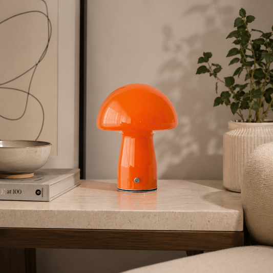 Lámpara de Mesa con Diseño de Hongo – Iluminación Moderna y Elegante