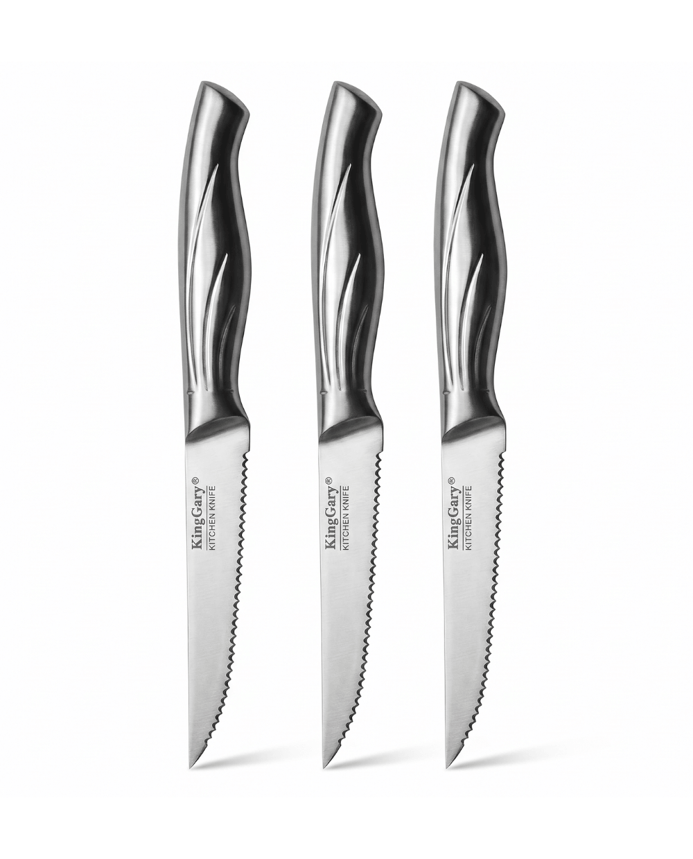 Set de 3 Cuchillos de Sierra – Acero inoxidable de Alta Calidad