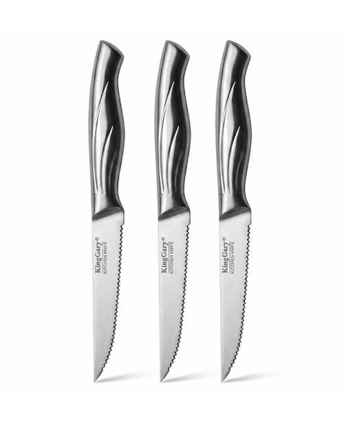 Set de 3 Cuchillos de Sierra – Acero inoxidable de Alta Calidad