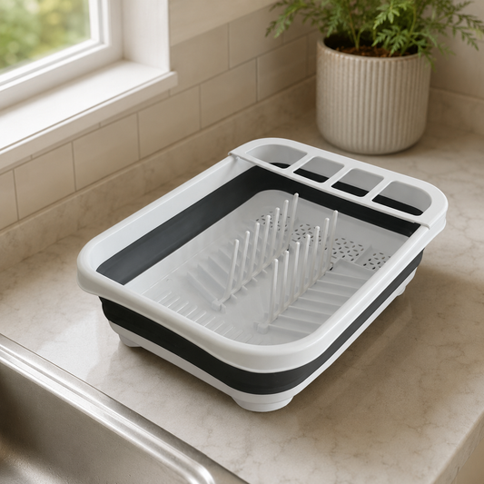 Escurridor de platos plegable