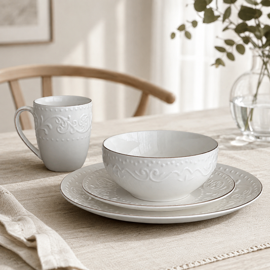 Vajilla de porcelana