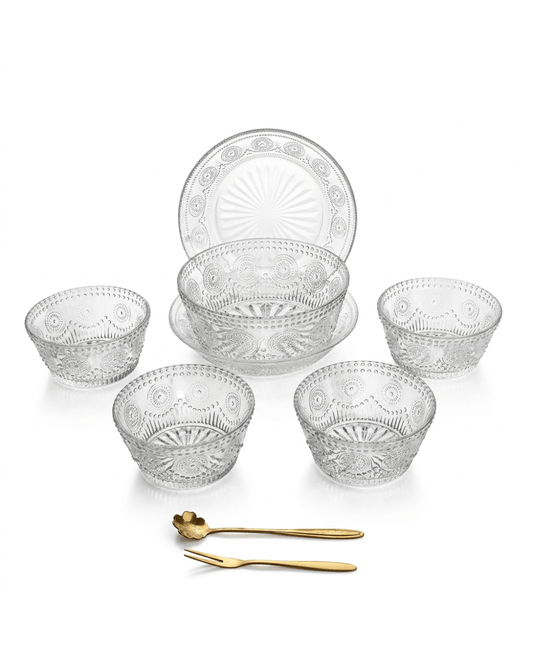 Set Bowls de Cristal x7