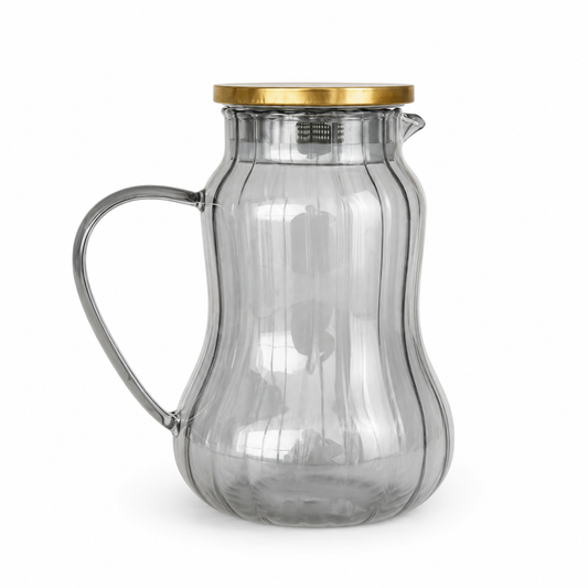 Jarra de cristal gris