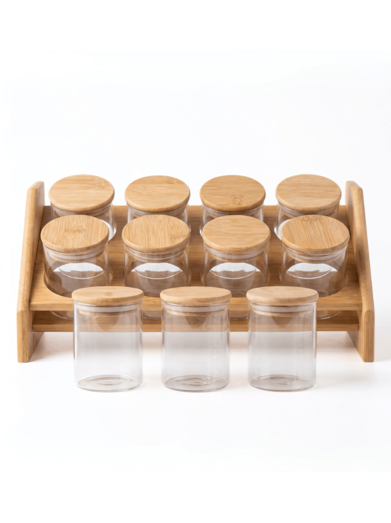 Set x8 Contenedores Redondos para Especias
