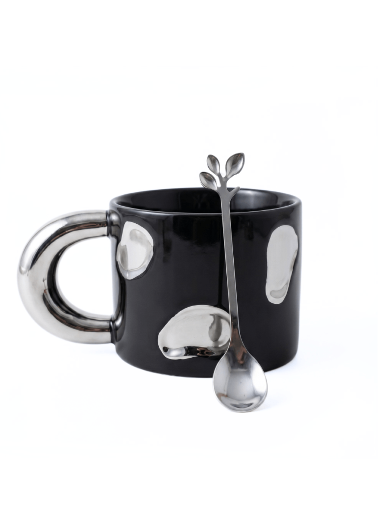Mug Verona Silver Black